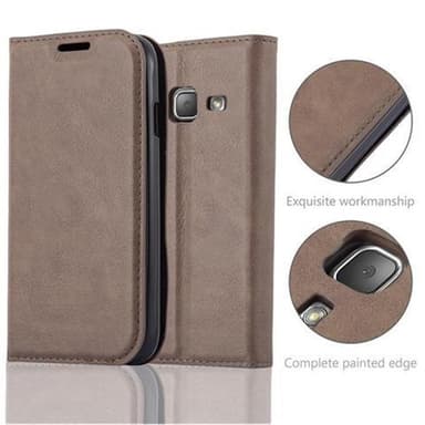 Samsung Galaxy TREND LITE lommebokdeksel case (brun)