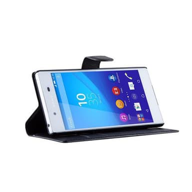 Sony Xperia Z3 PLUS / Z4 lommebokdeksel etui (svart)