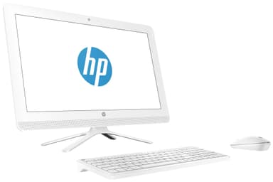 HP 22-b022no 21,5" AIO stasjonær PC (hvit)