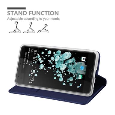 HTC U ULTRA lommebokdeksel etui (blå)