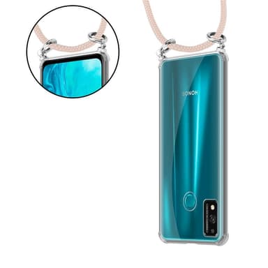 Honor 9X LITE Deksel med Halskjede (rosa)