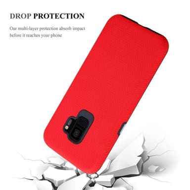 Samsung Galaxy S9 Deksel Case Cover (rød)