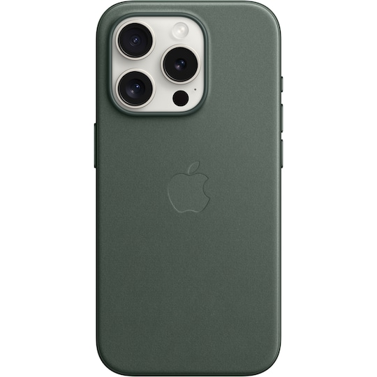 iPhone 15 Pro FineWoven deksel med MagSafe (evergreen)