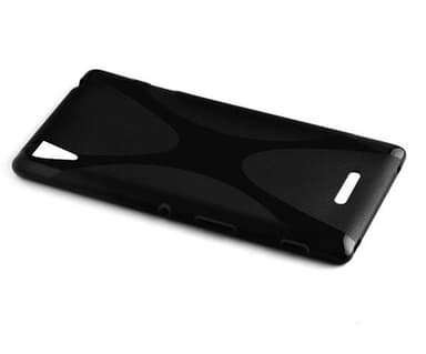 Sony Xperia T3 Deksel Case Cover (svart)