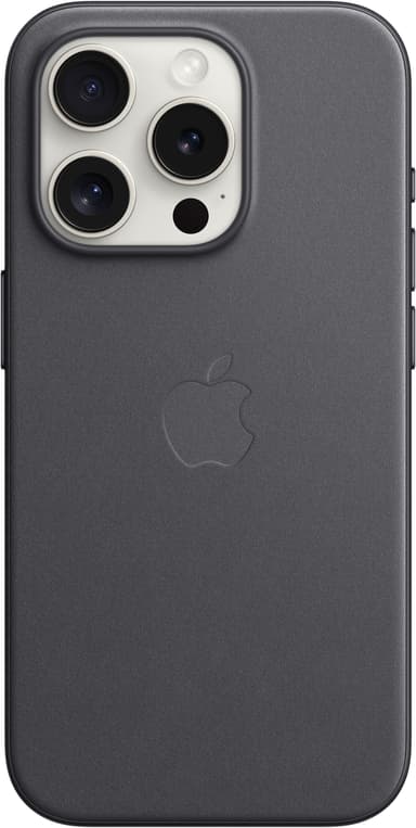 iPhone 15 Pro FineWoven deksel med MagSafe (sort)