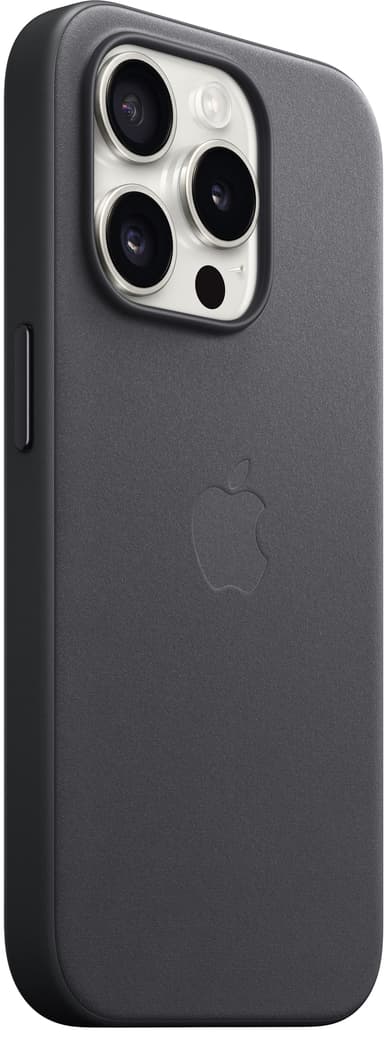 iPhone 15 Pro FineWoven deksel med MagSafe (sort)