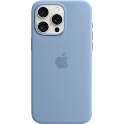 iPhone 15 Pro Max Silicone deksel med MagSafe (vinterblå)