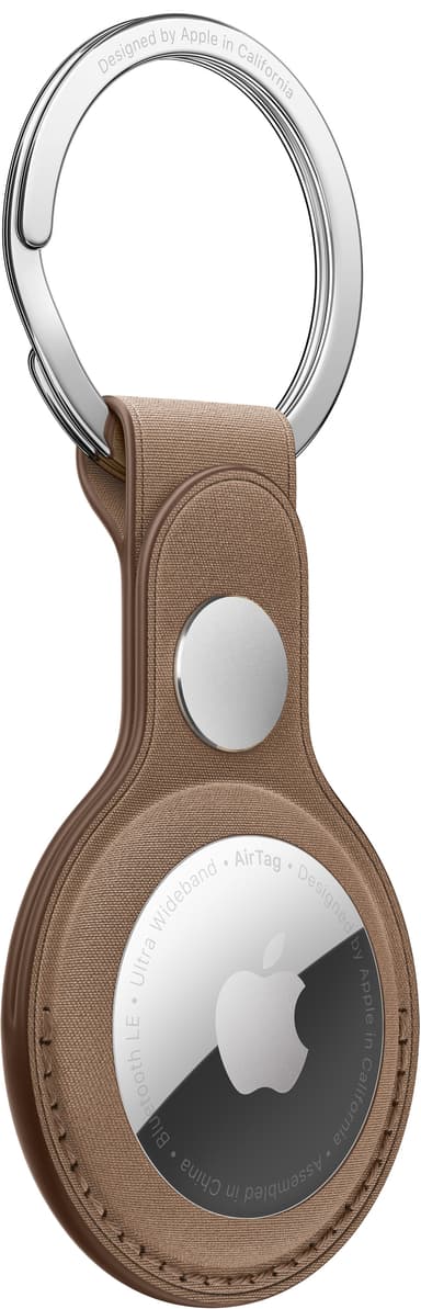 AirTag FineWoven nøkkelring (taupe)