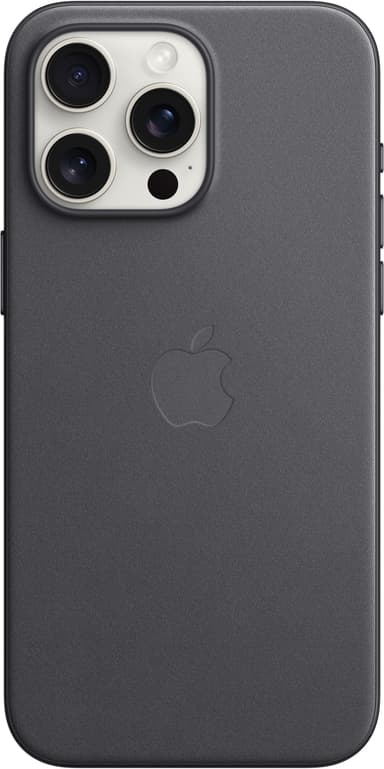 iPhone 15 Pro Max FineWoven deksel med MagSafe (sort)