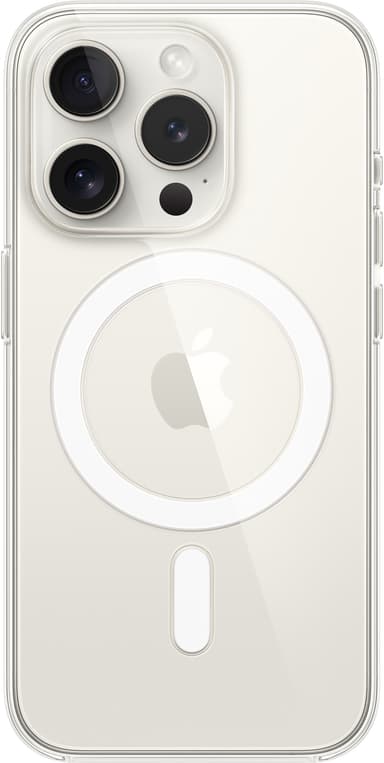 iPhone 15 Pro gjennomsiktig deksel med MagSafe