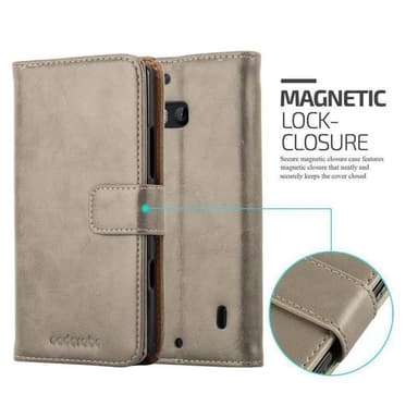 Nokia Lumia 929 / 930 lommebokdeksel etui (brun)