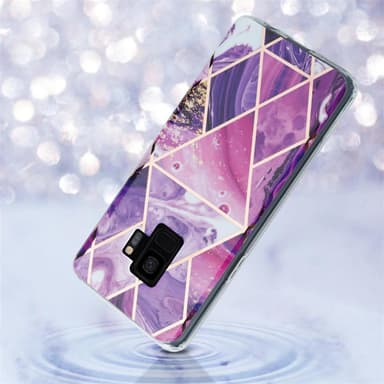 Samsung Galaxy S9 lommebokdeksel etui (lilla)