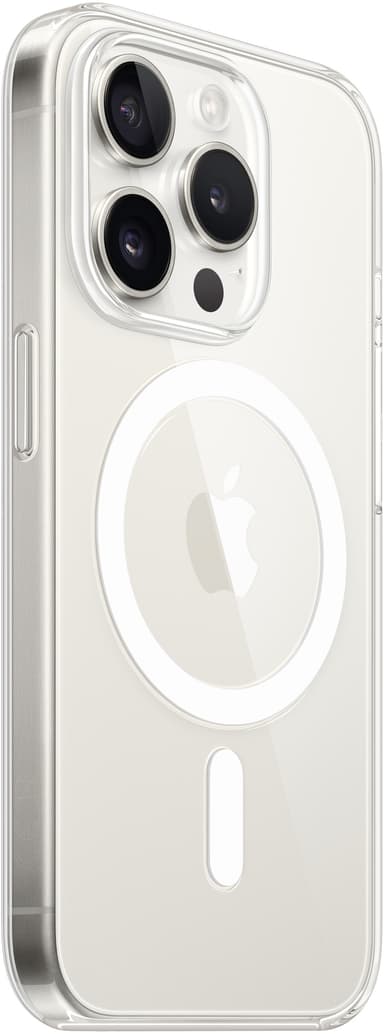 iPhone 15 Pro gjennomsiktig deksel med MagSafe