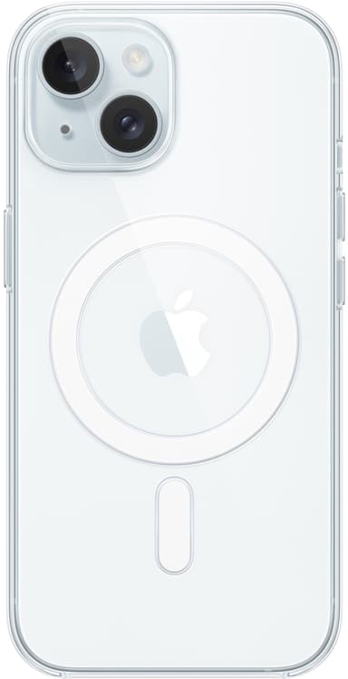iPhone 15 gjennomsiktig deksel med MagSafe