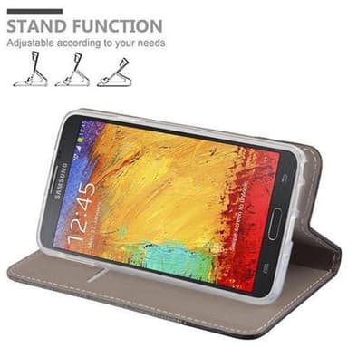 Samsung Galaxy NOTE 3 NEO lommebokdeksel etui (grå)