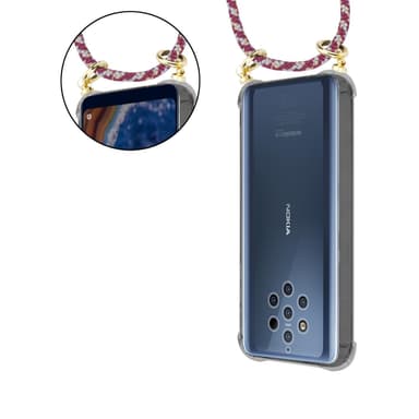 Nokia 2 2017 Deksel med Halskjede (rød)