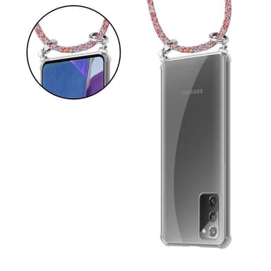Samsung Galaxy NOTE 20 Deksel med Halskjede (rød)