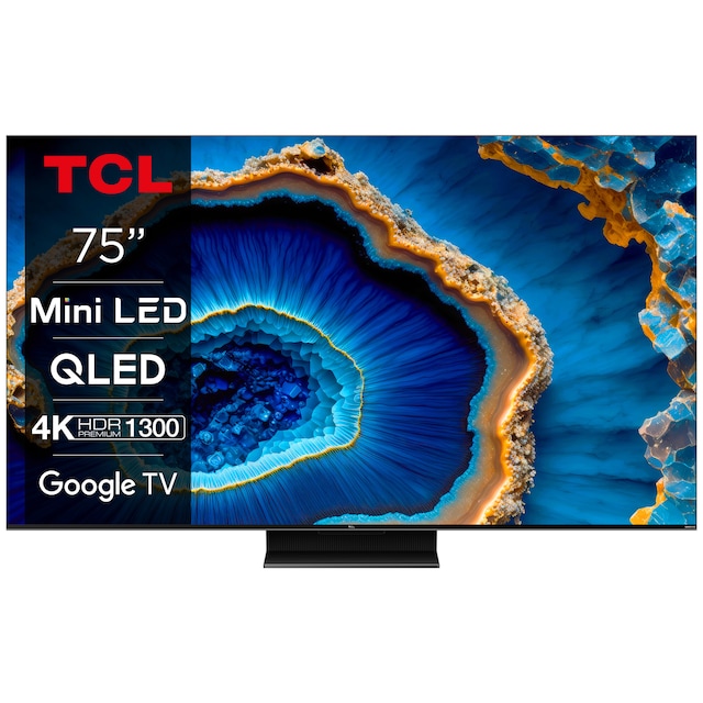 TCL 75" MQLED80 4K MINI-LED älytelevisio (2023)