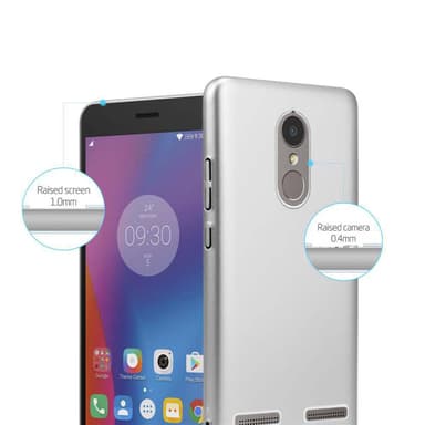 Lenovo K6 / K6 POWER Hardt Deksel Case (sølv)