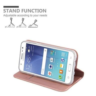 Samsung Galaxy J5 2015 lommebokdeksel etui (rosa)