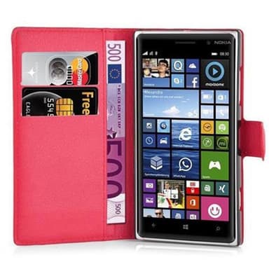 Nokia Lumia 830 lommebokdeksel etui (rød)