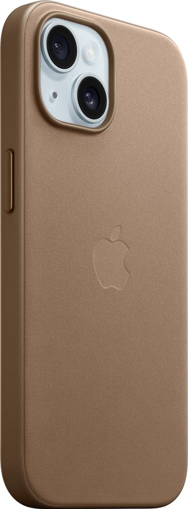 iPhone 15 FineWoven deksel med MagSafe (Taupe)