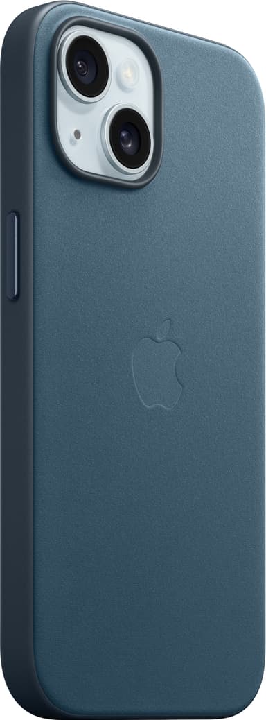 iPhone 15 FineWoven deksel med MagSafe (stillehavsblå)