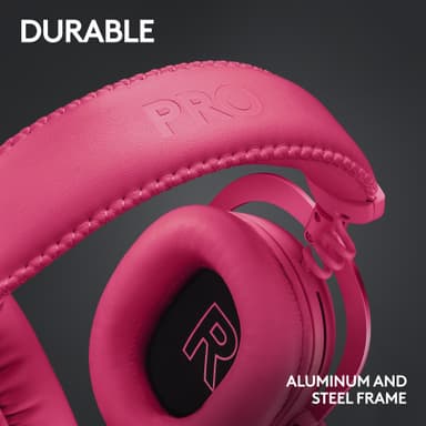 Logitech G Pro X 2 Lightspeed trådløst gaming headset (rosa)