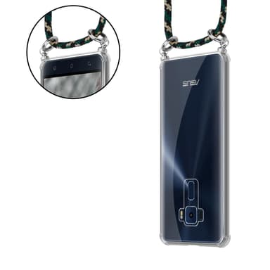 Asus ZenFone 3 (5.2 Toll) Deksel med Halskjede (brun)