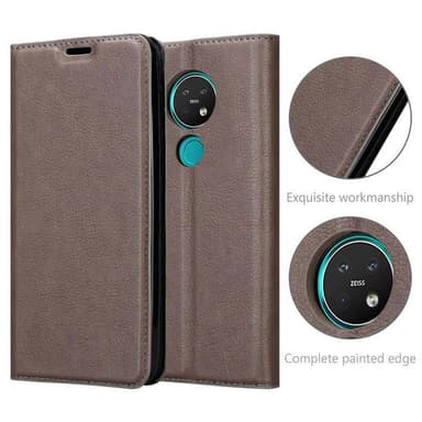 lommebokdeksel Nokia 7.2 case (brun)