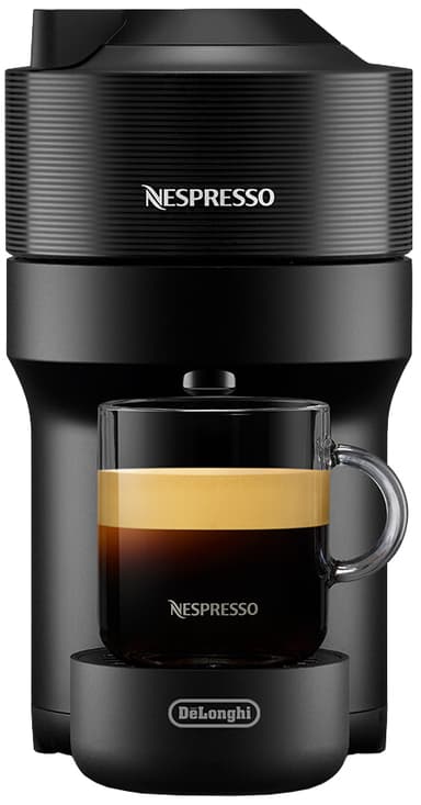Nespresso Vertuo POP kapselmaskin + melkeskummer fra DeLonghi ENV90.BAE