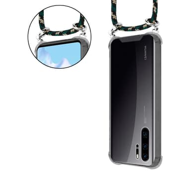 Huawei P30 PRO Deksel med Halskjede (brun)