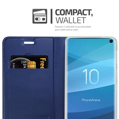 Samsung Galaxy S10 4G lommebokdeksel etui (blå)