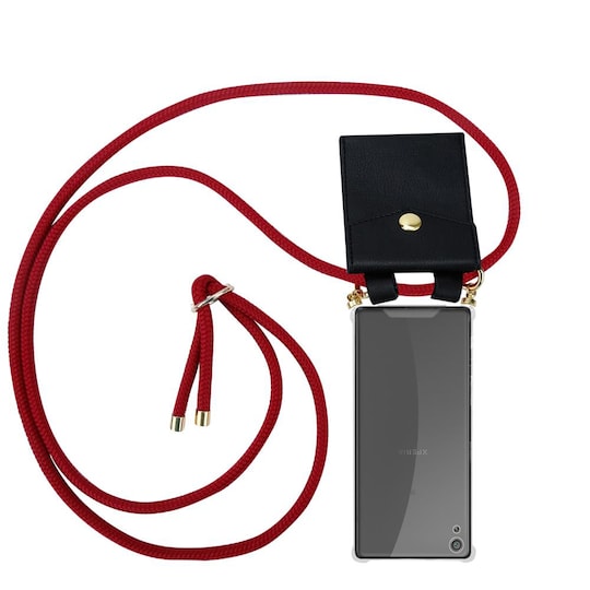 Sony Xperia XA Deksel med Halskjede (rød)