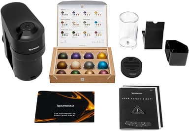 Nespresso Vertuo POP kapselmaskin + melkeskummer fra DeLonghi ENV90.BAE