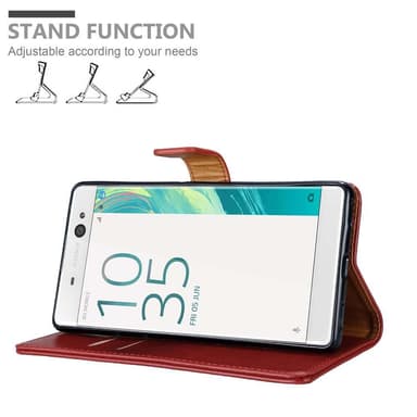 Sony Xperia XA ULTRA lommebokdeksel etui (rød)