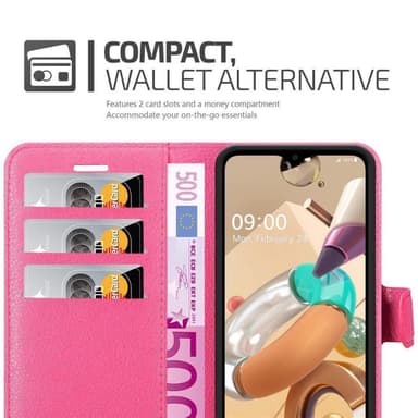 LG K41S lommebokdeksel etui (rosa)