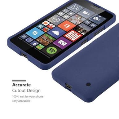 Nokia Lumia 640 silikondeksel case (blå)