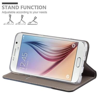 Samsung Galaxy S6 EDGE PLUS lommebokdeksel etui (blå)