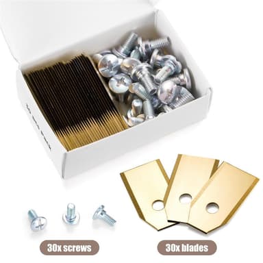 30x Erstatningsblad for robotgressklipper (Titan)