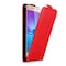 Huawei Y5 2017 / Y6 2017 deksel flip cover (rød)