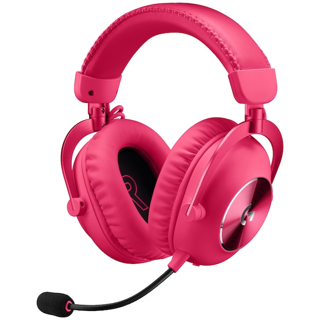 Logitech G Pro X 2 Lightspeed trådløst gaming headset (rosa)