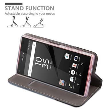 Sony Xperia Z5 COMPACT lommebokdeksel etui (blå)