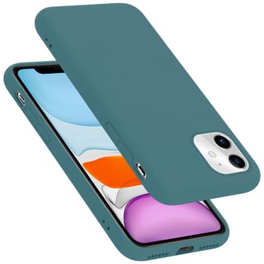 iPhone 11 silikondeksel case (grønn)