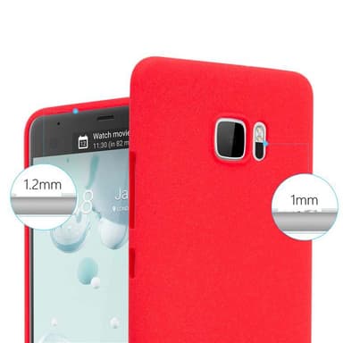HTC U ULTRA silikondeksel case (rød)