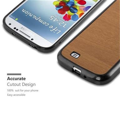 Samsung Galaxy S4 Deksel Case Cover (brun)
