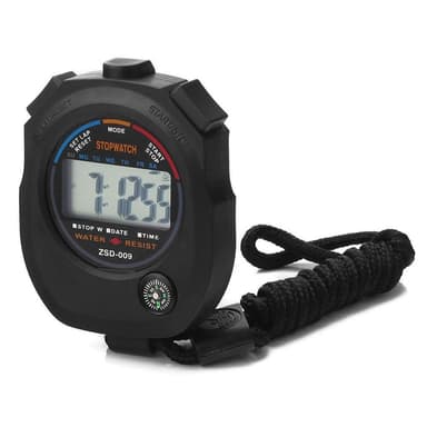 Sport Digital Timer Timer Stoppeklokke LCD-skjerm Svømmeløping