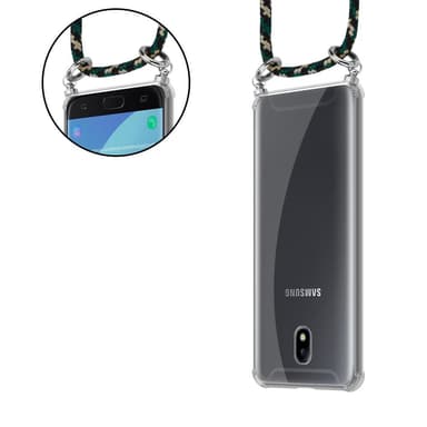 Samsung Galaxy J7 2018 Deksel med Halskjede (brun)