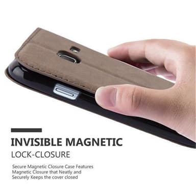 Samsung Galaxy TREND LITE lommebokdeksel case (brun)