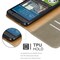 HTC ONE M9 lommebokdeksel etui (brun)